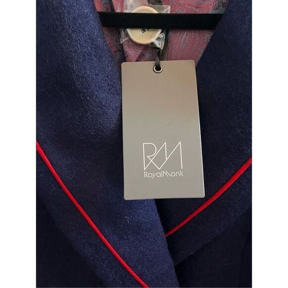 ModCloth Royal Monk Nautical Navy Madeline Coat sz 2X /18 NWT - Picture 7 of 9